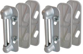 Placa de Impacto para Puerta Prime-Line K 5003 de Aluminio con Resorte, Paquete de 2 Placa de Impacto para Puerta Prime-Line K 5003 de Aluminio con Resorte, Paquete de 2