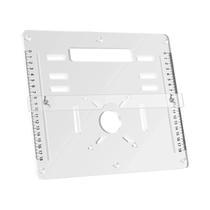 Placa De Inserção Ajustável Para Mesa De Router Em Acrílico Transparente, Guia Para Serra Circular