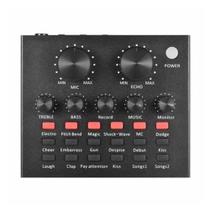 Placa De Interface De Áudio MXT Multifuncional Com Efeitos Para Live Streaming MX-V8