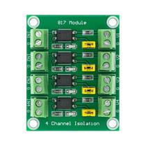 Placa De Isolamento De Optoacoplador 2/4/8 Canais 3.6-30V Módulo Adaptador Conversor De Tensão PC817