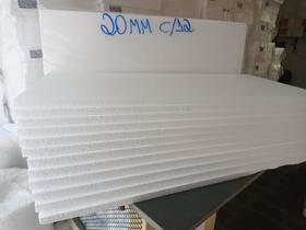 Placa de isopor 20 mm(EPS) Kit 1000x500x20 mm com 12 placas- Império dos EPS