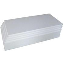 Placa de Isopor Eps Espessura 10mm (1cm) C/25 Und 100X50cm