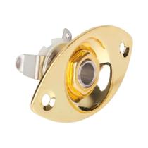 Placa De Jack De Metal De 1/4 De Polegada Para Guitarra Elétrica Estilo Barco Quadrado Oval Com Placa De Jack De Metal De 1/4 De Polegada Para Guitarra Elétrica Estilo Barco Quadrado Oval Com