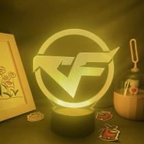 Placa de jogo 3D de acrílico Night Light Crossfire com base de crack Placa de jogo 3D de acrílico Night Light Crossfire com base de crack