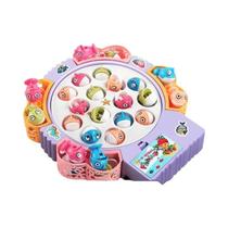 Placa De Jogo De Pesca Magnética Rotativa Para Crianças Com Música, Brinquedo De Coordenação