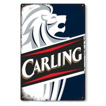 Placa de lata Carling Beer Logo Vintage Iron 20x30cm Decoração de bar Placa de lata Carling Beer Logo Vintage Iron 20x30cm Decoração de bar