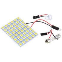 Placa De Led Universal 48 Leds 6000k Torpedo/t10 Porta/teto