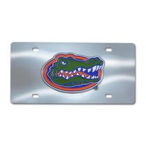 Placa de licença FANMATS Florida Gators em aço inoxidável Placa de licença FANMATS Florida Gators em aço inoxidável