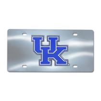 Placa de licença FANMATS Kentucky Wildcats em aço inoxidável