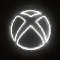 Placa de luz de parede com logotipo Ukonic Xbox alimentado por USB LED branco neon Placa de luz de parede com logotipo Ukonic Xbox alimentado por USB LED branco neon