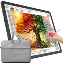 Placa de luz TOHETO A4 Light Box para pintura de diamante com bolsa