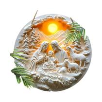 Placa De Madeira 2D Cenário De Natividade De Jesus Decoração De Natal Para Porta Da Frente Da Igreja Placa De Madeira 2D Cenário De Natividade De Jesus Decoração De Natal Para Porta Da Frente Da Igreja