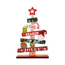 Placa De Madeira Com O Papai Noel Para Árvore De Natal, Decoração De Natal Para Casa, Presente De
