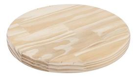 Placa De Madeira de Pinus 25x25 Redonda diâmetro de 25cm Redonda, DIY