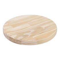 Placa De Madeira de Pinus 35x35 Redonda diâmetro de 35cm Redonda, DIY