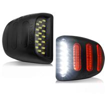 Placa de matrícula, tubo de néon OLED vermelho alinhado, LED Chevy