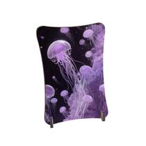 Placa de Mesa Curvo Águas vivas lílas Placa de Mesa Curvo Águas vivas lílas