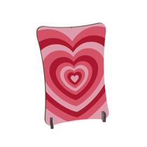 Placa de Mesa Curvo coração rosa e vermelho Placa de Mesa Curvo coração rosa e vermelho