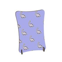 Placa de Mesa Curvo dinossauro fofo roxo Placa de Mesa Curvo dinossauro fofo roxo