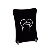 Placa de Mesa Curvo Florkofcows braços formato de coração