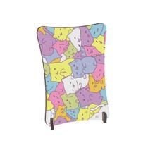 Placa de Mesa Curvo Gatinhos coloridos fofos dormindo Placa de Mesa Curvo Gatinhos coloridos fofos dormindo