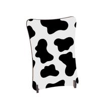 Placa de Mesa Curvo mancha vaca branco e preto Placa de Mesa Curvo mancha vaca branco e preto