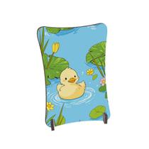 Placa de Mesa Curvo Patinho fofo lago nadando Placa de Mesa Curvo Patinho fofo lago nadando