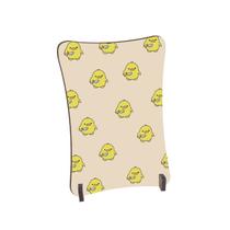 Placa de Mesa Curvo Pintinhos fofos com faca Placa de Mesa Curvo Pintinhos fofos com faca