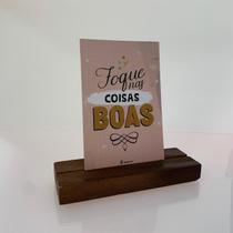 Placa de Mesa Foque Nas Coisas Boas
