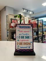 Placa de mesa professor