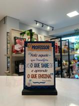 Placa de mesa professora