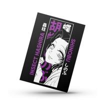 Placa de Metal Anime Shinobu Demon Slayer Kimetsu No Yaiba