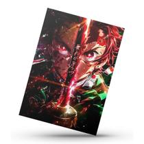 Placa de Metal Anime Tanjiro Demon Slayer Kimetsu No Yaiba