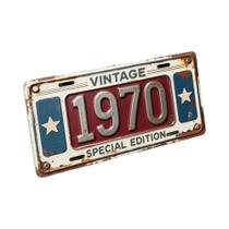 Placa De Metal De Alumínio Vintage 1970, 12 X 6 Polegadas, Decoração Externa Plana 2D, Edição