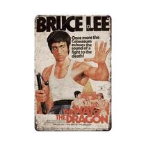 Placa De Metal De Boxe Vintage, Placa De Lata Para Bar, Clube, Teatro Familiar, Decoração De Parede