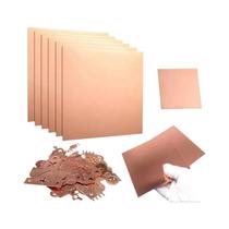 Placa De Metal De Cobre Puro 0,25-8mm De Espessura 50-1000mm De Comprimento Para Artesanato DIY