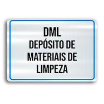 Placa de Metal DML 30cmx20cm Placa de Metal DML 30cmx20cm