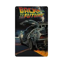 Placa De Metal Estilo Retrô De De Volta Para O Futuro Para Bar, Casa, Escritório, Garagem, Pôster