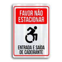 Placa de Metal favor nao estacionar 20cmx30cm Placa de Metal favor nao estacionar 20cmx30cm