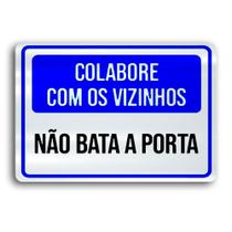 Placa de Metal nao bara porta 30cmx20cm Placa de Metal nao bara porta 30cmx20cm
