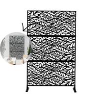 Placa de Metal para Divisão com Tema de Folhagem 1,8x1,2mt