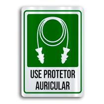 Placa de Metal protetor auricular 20cmx30cm