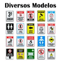 Placa de Metal recolha as fezess 20cmx30cm