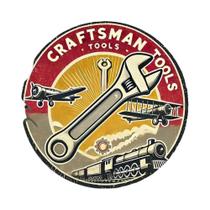 Placa De Metal Retro Para Parede Com Elementos De Chave De Fenda, Aeronave E Trem Para Decoração De