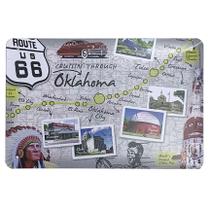 Placa de Metal Route 66 Oklahoma Placa de Metal Route 66 Oklahoma