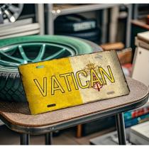 Placa De Metal Rústica Vaticano 30cm X 15cm Arte De Parede Durável Para Decoração De Casa, Garagem, Placa De Metal Rústica Vaticano 30cm X 15cm Arte De Parede Durável Para Decoração De Casa, Garagem,