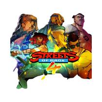 Placa De Metal Sega Classic Streets of Rage, Decoração De Parede 12x8 Polegadas Para Casa, Bar, Sala