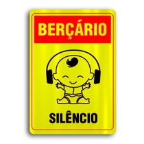 Placa de Metal Silencio 20cmx30cm Placa de Metal Silencio 20cmx30cm
