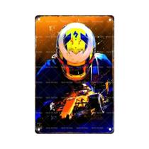 Placa De Metal Vintage Estilo Graffiti Retrô De Carro De Corrida F1, Decoração De Parede Para Clube