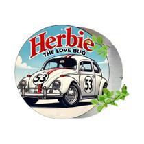 Placa De Metal Vintage Herbie the Love Bug, Arte De Parede Retro De Carro De Corrida Para Decoração